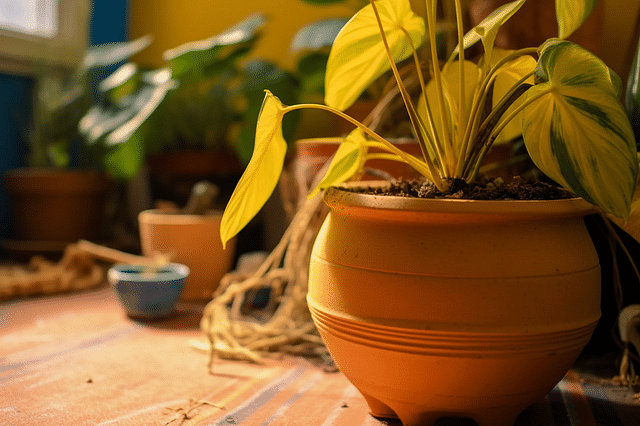 Wilting plant